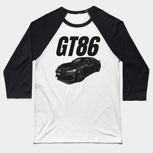 GT86 Baseball T-Shirt by MOTOSHIFT